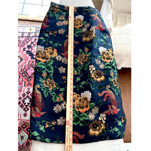 ANTHROPOLOGIE ISLA MAUDE Floral Pencil Skirt - L - Picture 11 of 11